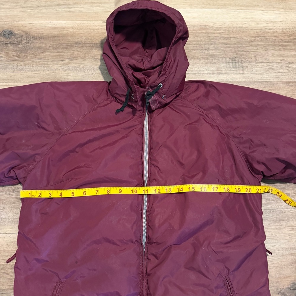 VTG 60s Gerry Boulder Colorado Hooded Puffer Jacket Maroon Men’s Medium - Large - Picture 15 of 16